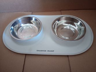 Small Pet Bowls set of 2 with Spillmat