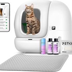 PETKIT Automatic Cat Liter Box, Barley Used, Like BRAND New