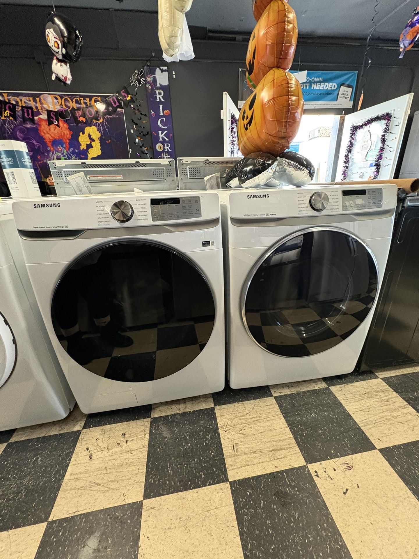 Samsung Washer And Dryer Set 👻🎃
