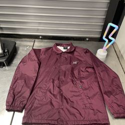 Huff Windbreaker Jacket Size Small