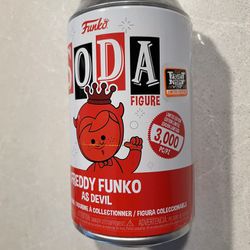 GLOW Red Devil Freddy Funko Soda *MINT SEALED* 2022 Fright Night Box Exclusive GITD LE3000