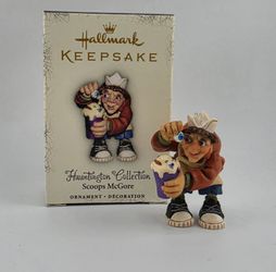 Hallmark Halloween Ornament 2005 Scoops McGore