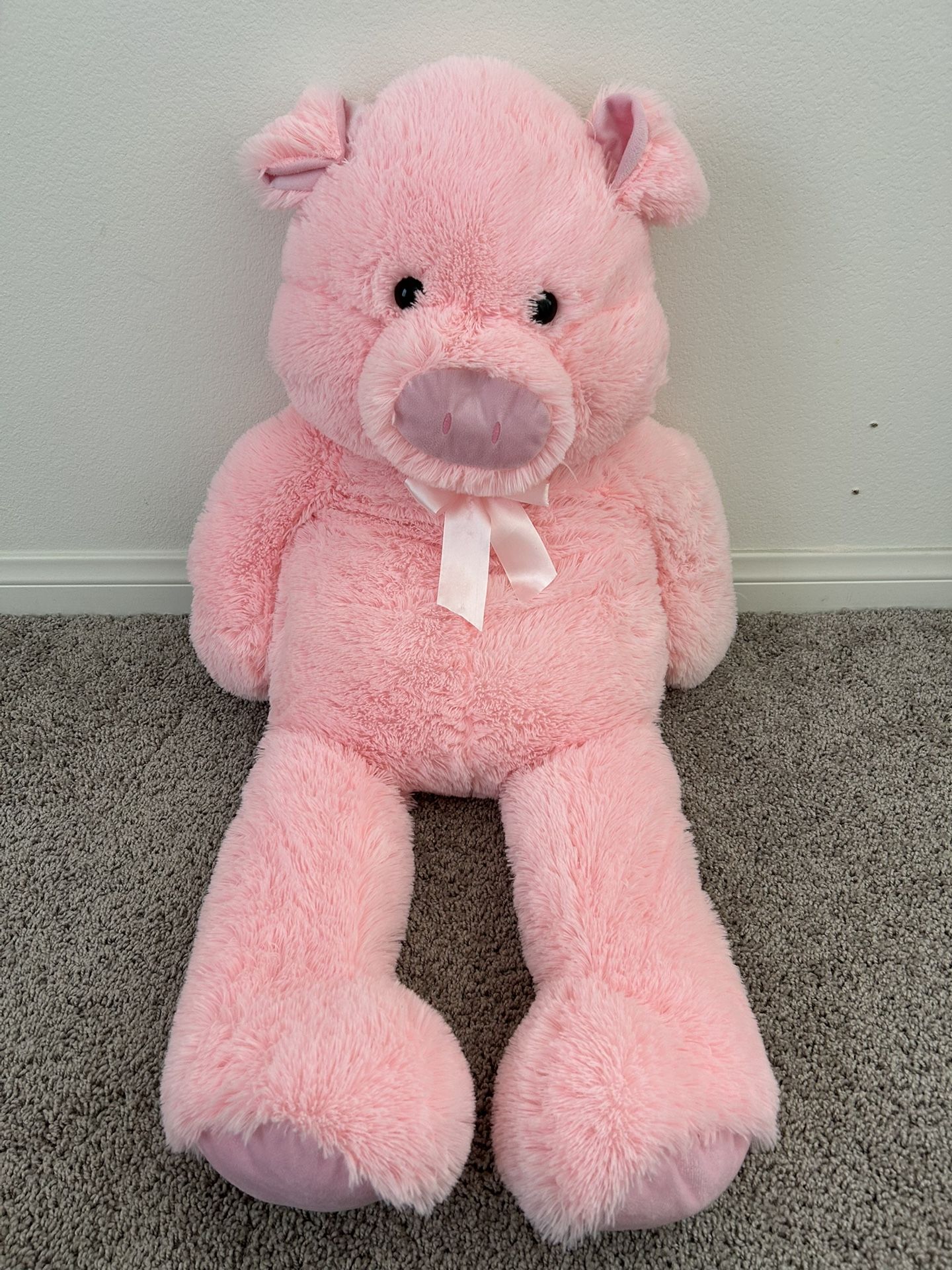 Oversized Piggy Plushie