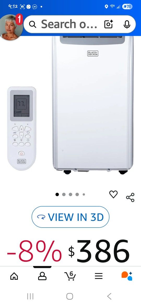 Black & Decker 12,000 Btu
