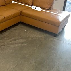 Elegant leather sofa