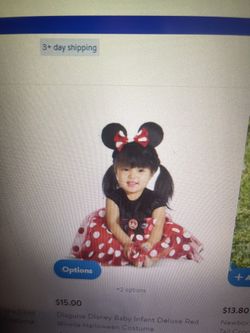 Mickey Mouse Costume 12 Months