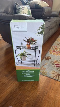 Mainstays Two Tier Metal Plant Stand