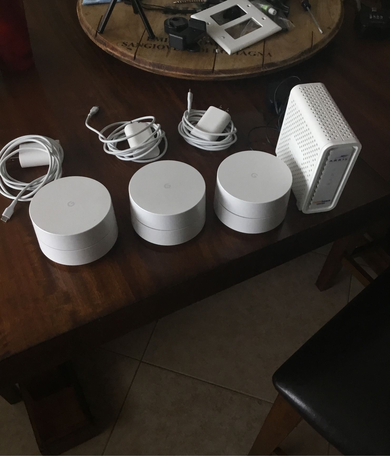 3 Google WiFi and Arris router