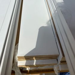 $8.89/pc 4 -1/2 inch Flat/Squared Wall base Baseboard Moulding SPECIAL PRICE 16 Feet     $8.89 per piece     16 feet /pc  