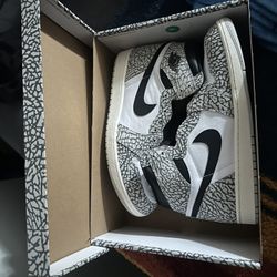 Air Jordan 1 Retro 1 OG ‘White Cement” 
