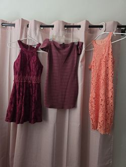 3 Dresses Size MEDIUM