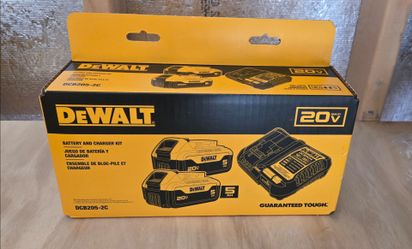 Dewalt 2x 5ah Battery Pack and Charger