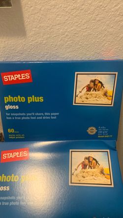 (5) 60 sheets ea.4 X 6 in gloss photo paper