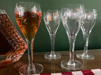 Four Princess House Cordial 2 ounce Glass Stemware
