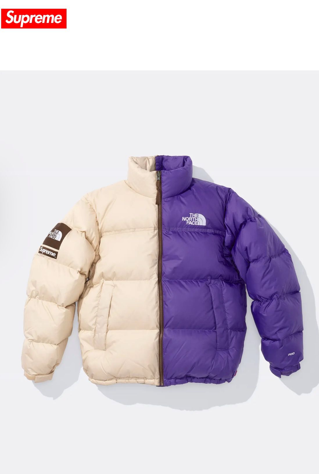 Supreme The North Face Split Jacket Purple Size XXL