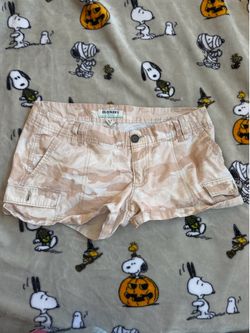 Camo cargo shorts