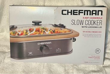 Chefman 3.5-Quart Casserole Slow Cooker