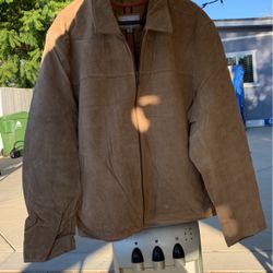 Men’s XXL Light Brown Leather Jacket