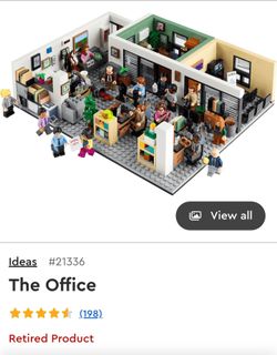 RETIRED Lego Ideas: The Office 21336 complete w/Minifigures, box, manual & case