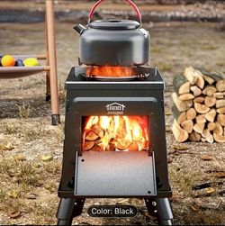 Portable Wood Burning Camp Stove - Brand New