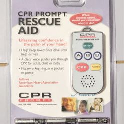 CPR Prompt Rescue Aid Model CPR200 Nasco emergency lifesaving Device Brand New 
