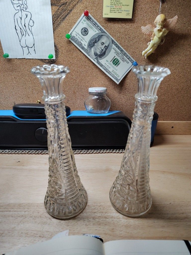Star Of David Bulb Vases