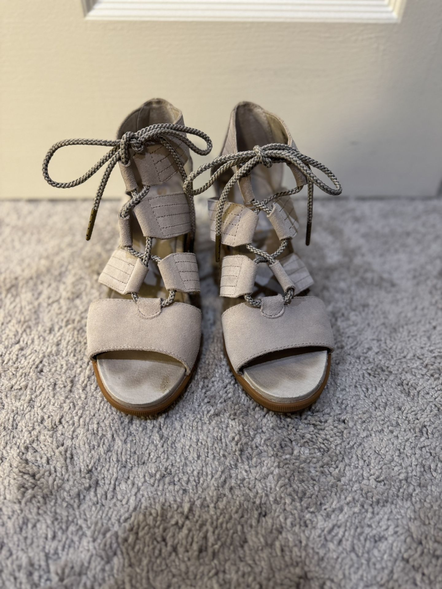 Suede Sorel Heels 