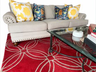 Rolled Arm Couch Sofa
