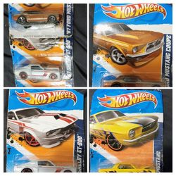 Ford mustang new Hot Wheels set of 3