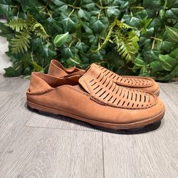 Olukai Moloa Kohana II Loafer Leather Brown Men US 11.5, EU 44.5