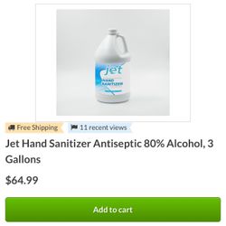 1 Gallon Hand Sanitizer 