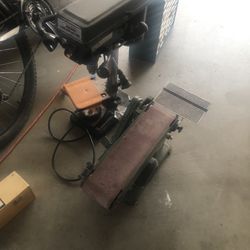Belt Sander And  Drill  Press