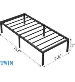 Metal bedframe brand new still in box twin XL