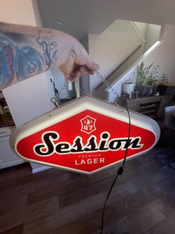 Session Full Sail Beer Double sided lighted sign