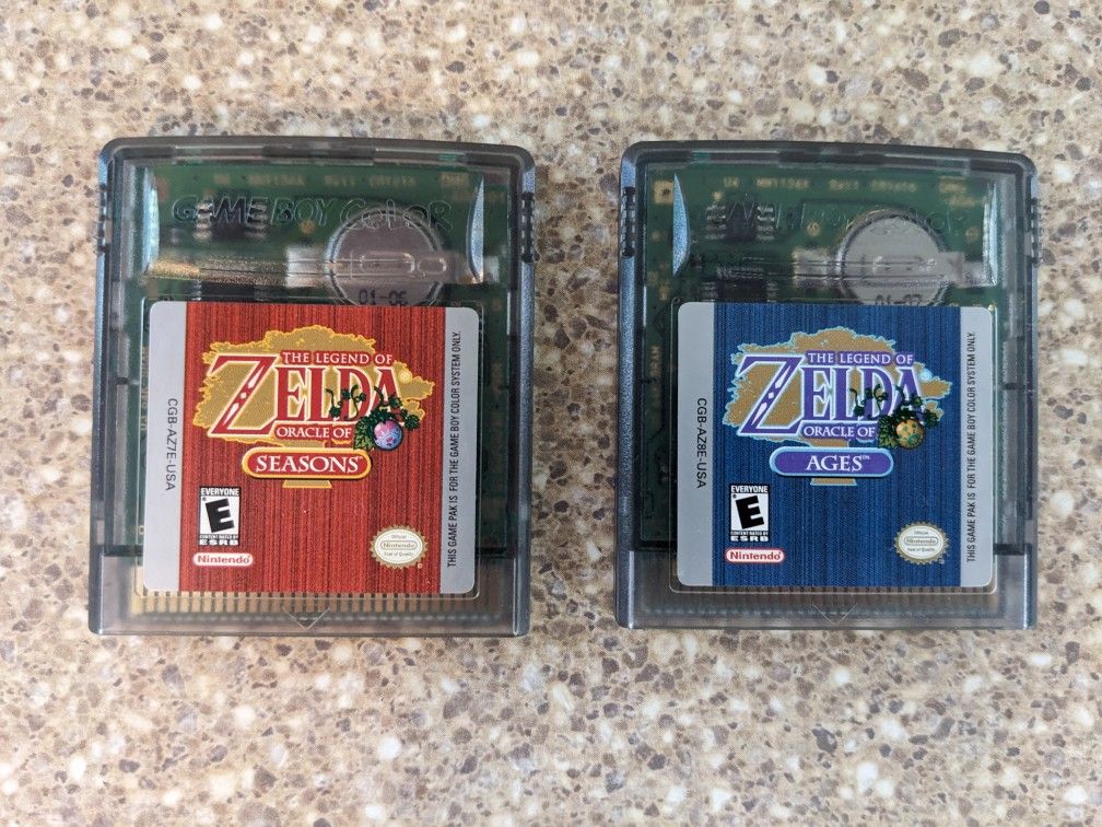 The Legend of Zelda: Oracle of Ages and Seasons - Game Boy Color GBC