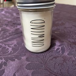 Rae Dunn Unwind Candle