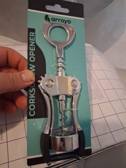 ARROYO Wine Opener, Zinc Alloy Wine Bottle Opener, Wing Corkscrew Heavy Duty