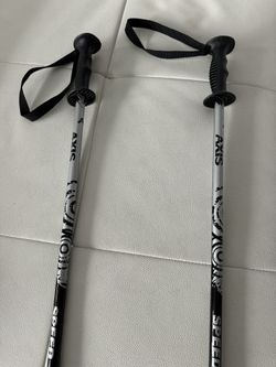 Ski Pole New Black And Grey