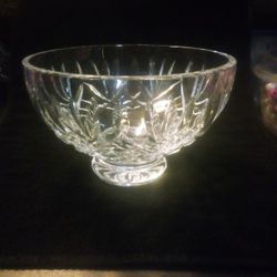 Vintage Footed Crystal Bowl 