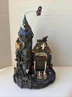 Spooky Animated Haunted House w/ Lights Halloween Costco Decor w/ Box