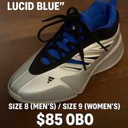 🕒 Adidas Dame 9 “Silver Metallic / Lucid Blue”  Size 8 (Men’s) / Size 9 (Women’s) 💸 $85 OBO