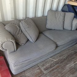 Expensive High End 4 Person Couch With Pull Out Sleeper Bed. Like New. 