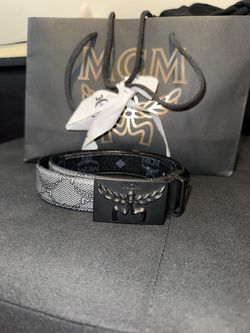 MCM Reversible Monogram Belt