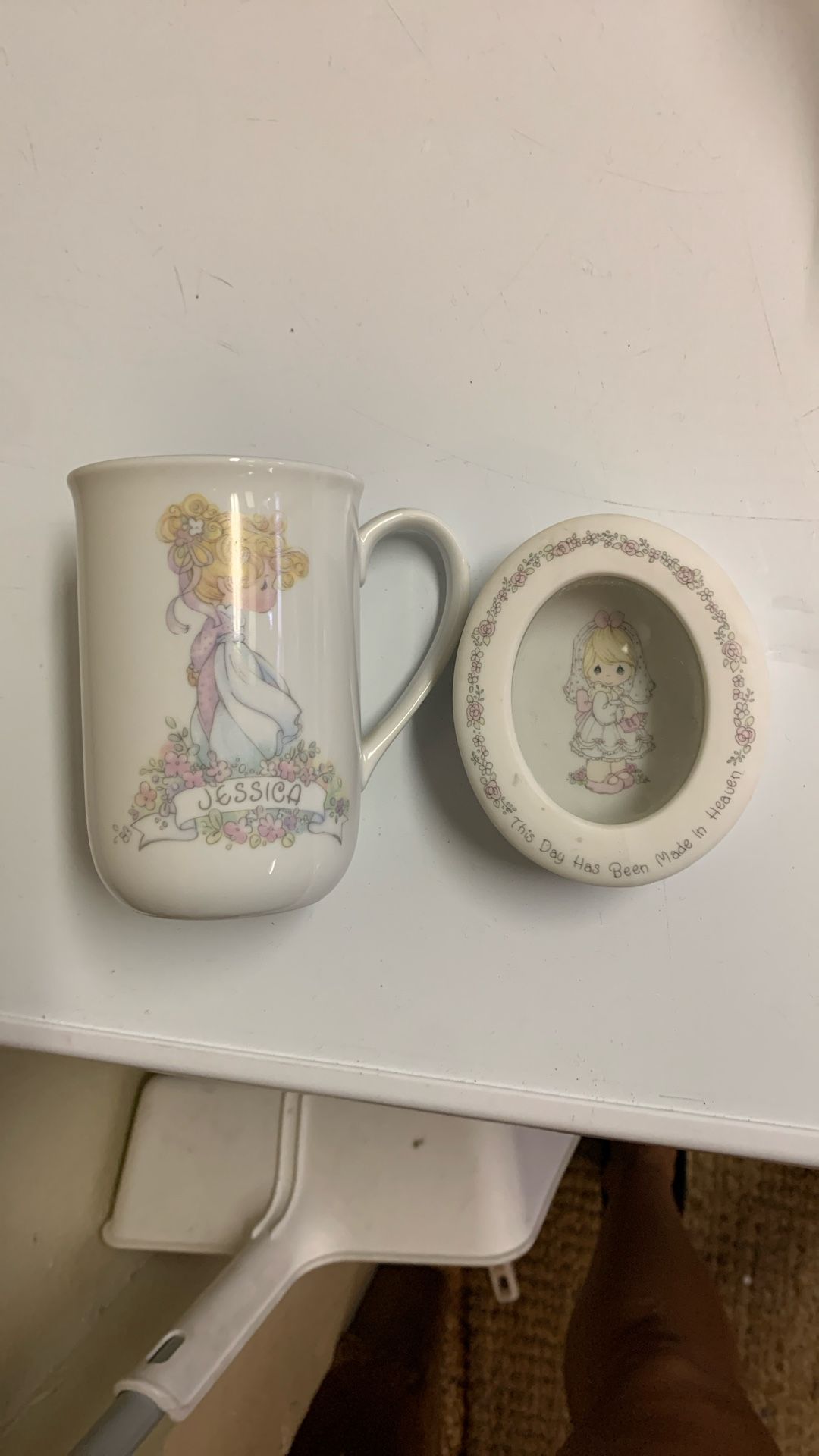 Precious Moments, Monogrammed Jessica Cup