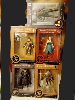 5pcs Funko Game Of Thrones Legacy Set Daenerys Targaryen #12 Brienne Of Tarth #8 Robb Stark #11 Jaime Lannister #7 Tyrion Lannister #2