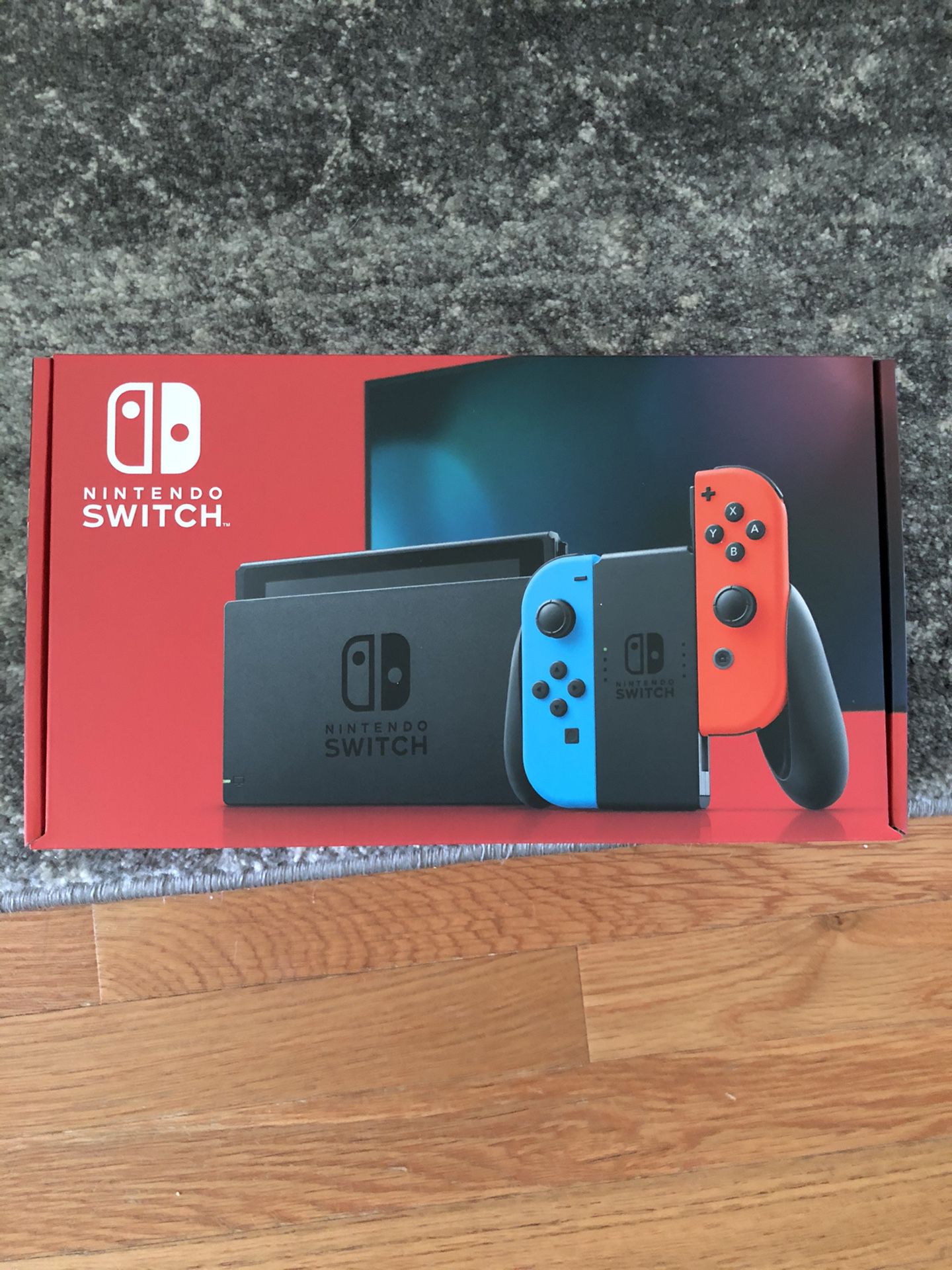 Nintendo Switch V2 Neon Red and Blue