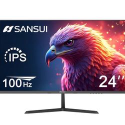 SANSUI Monitor 24 inch 100Hz IPS USB Type-C FHD 1080P Computer Display