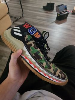Adidas Dame 4 x BAPE 'Green Camo' (Size 11 / EU 45 1/3) – Clean & Authentic