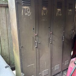 Antique 4 Door Lockers
