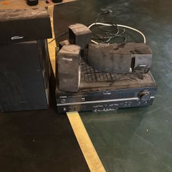 Base And Receiver Speakers 